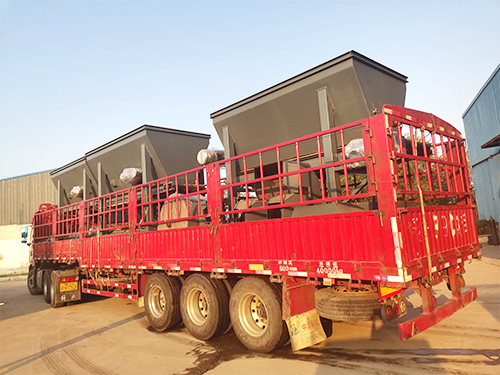计量配料生产线设备装车发往目的地上海